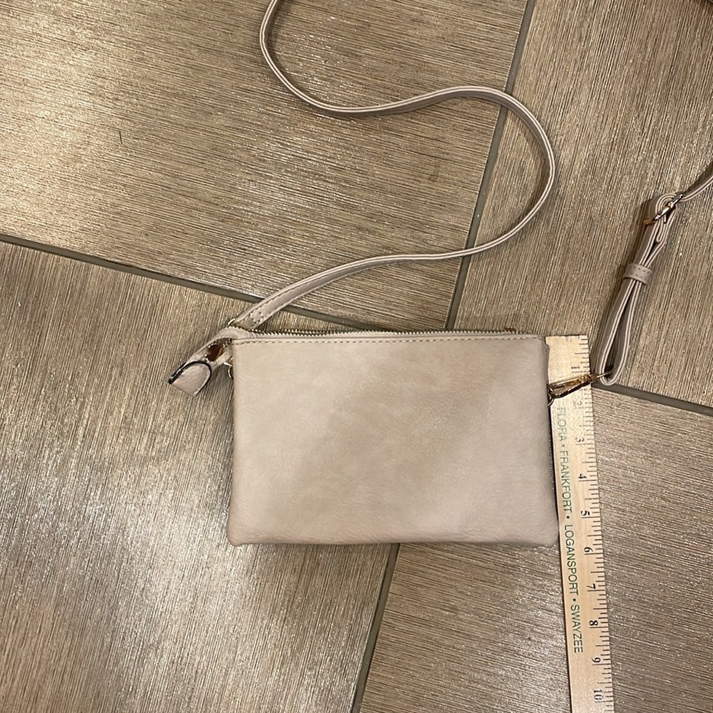 Small cross body purse - beige - Picture 3 of 10